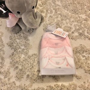 Carters 4-Pack Babygirl Long Sleeve Bodysuits